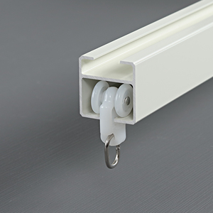 Rail de rideau montage au plafond bande de PVC rideau Double pôle tiges ensemble décoratif Windows support pôle rideau pistes accessoires - Product Image 1