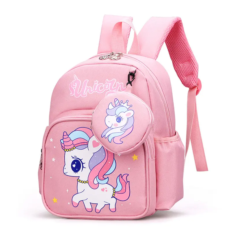 Tas sekolah anak laki-laki dan perempuan, ransel desain kartun lucu 2 In 1 untuk anak laki-laki dan perempuan 3 sampai 6 tahun TK