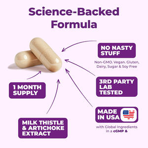 Hete Verkopende Leverreinigings-En Ontgiftingscapsules Oem Ondersteunde Exportfabrikanten Voor Volwassenen Op Voorraad - Product Image 3