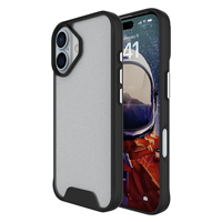 Pour iPhone 16 Plus Mat Givré Téléphone Portable étui pour iPhone 14 15 Plus 13 12 11 Pro Max Dur PC Antichoc Couverture Téléphone Shell