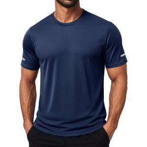 Camiseta Deportiva para Hombre, Secado Rápido, Manga Corta, UPF 50+, Protección Solar, para Gimnasio, Running, Natación - Product Image 1