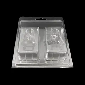 Oem Factory Custom Toy Double Box Clamshell Blister Paper Card Board Pack Plastic Tray Blister Packaging
