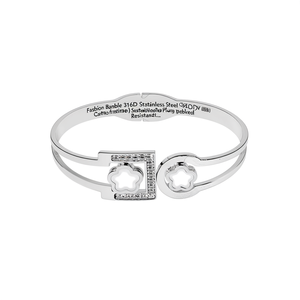 กำไลข้อมือแฟชั่น สแตนเลสสตีล 316L ชุบทอง PVD ทนทาน เป็นมิตรต่อสิ่งแวดล้อม - Product Image 2