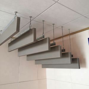 Tipo di deflettore di vetro sospeso pannelli di deflettore acustico dello <span class=keywords><strong>studio</strong></span> del deflettore della vetroresina di 2400mm - Product Image 6