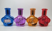 Botol Parfum Kaca Kosong 55ml Warna Oranye Mawar Mewah untuk Wanita dari Produsen