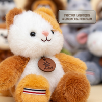 Breloques en peluche parfumées en forme d'animaux de dessin animé (paresseux, abeille, raton laveur) – Porte-clés et pendentifs pour sacs à dos – Lot mixte de petites poupées unisexe en gros 15 cm