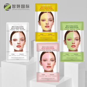 Großhandel koreanische Hautpflege Real Bio Collagen Gesichts maske Blatt Hydrat ing Overnight Hydrat ion Maskss Pore Minimizing - Product Image 6