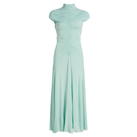 Robe de soirée d'été élégante de luxe à taille plissée, style frais et raffiné, robe longue de club OEM