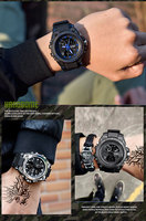 Luxuriöse Runde Digitale Modische Charm-Sportuhr für Herren mit Gehäuse aus Legierung, Silikonarmband, Wasserdicht bis 3 BAR, Platin-Wecker