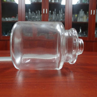 Diffuseur de roseau de parfum circulaire personnalisé 15cl 150ML Diffuseur de bouteille en verre transparent