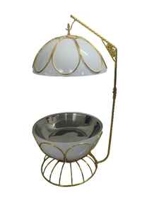 Scaldavivande a buffet di lusso in acciaio inossidabile bianco da 8 litri, alimentato a combustibile, a lunga durata, per catering, appendibile - Vendita calda - Product Image 2