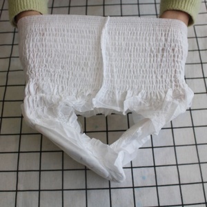 Culotte Physiologique Jetable en Coton Simple Couche avec Ailettes, Maxi/Super Respirante, Anti-Fuite, pour Nuit - Product Image 4