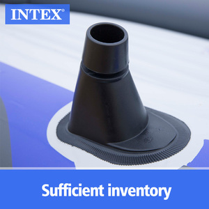 Intex 68324 chuyến tham quan 4 thuyền đặt thể thao ngoài trời Thuyền bơm hơi nước thể thao câu cá không khí thuyền gấp di động <span class=keywords><strong>Kayak</strong></span> bơm hơi - Product Image 4