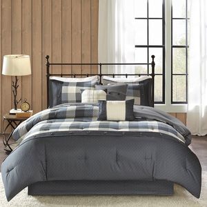 DB 7 Piece Herringbone <b>Comforter</b> <b>Set</b> - Product Image 3