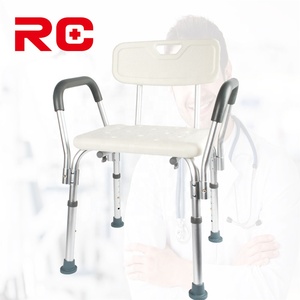 ANYHOMECARE Silla de Ducha Plegable de Aleación de Aluminio, Moderna, Ajustable, para Personas Mayores y con Discapacidad, <span class=keywords><strong>Precio</strong></span> de Fábrica - Product Image 4