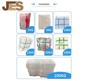 10kg Trapo工業用クリーニング布掃除機コットン拭き掃除ぼろミックスカラーリサイクルTシャツ - Product Image 6