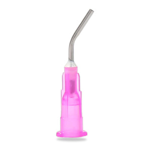 100 Piezas de Puntas de Dispensación de Flujo Precurvadas de Grado Dental de 18G, Puntas de Irrigación Oral Desechables de Punta Roma <span class=keywords><strong>para</strong></span> Blanqueamiento Dental, Material ABS - Product Image 1