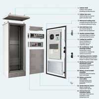 Alimentation électrique CA monophasée UPS 2KVA extérieure en ligne avec batterie au plomb IP55 pour le transport intelligent et les feux de circulation