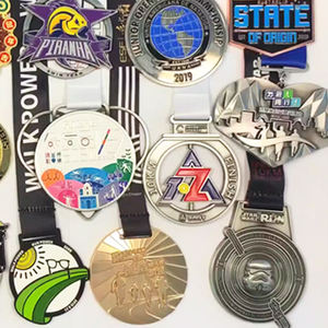 Hot Selling Professional Metal Manufacturer 2D 3D Printed <strong>Cheap</strong> Football Soccer <strong>Medals</strong> - Product Image 5