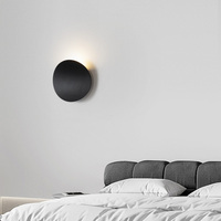 Applique murale ronde avec éclairage LED d'intérieur Intérieur Maison Hôtel Décoratif Salon Chambre à coucher Appliques murales à LED