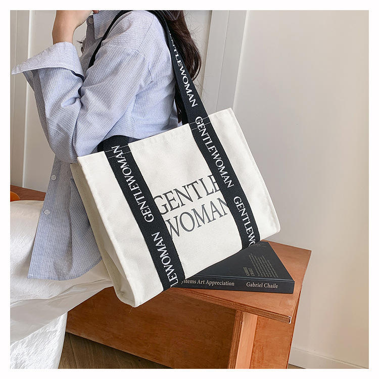 Bolso de lona simple y texturizado de alta calidad Putian, nuevo