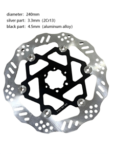 XIMU Yeni Çoklu 2Cr13 <span class=keywords><strong>Rotor</strong></span> 220mm <span class=keywords><strong>240mm</strong></span> Çap 2.5mm 3.3mm Ölçülerde Arka Fren Diski Light Bee Talaria E-Ride için Uygundur - Product Image 6