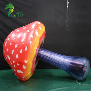 קישוט פטריות מתנפח, דגם מתנפחים אגריק מתנפחים עם אור, קישוטי חצר חג - Product Image 4