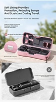 Personnalisation uniquement pour l'étui de rangement et de protection Pocket 3/4, étui de transport portable anti-chute pour caméra d'action, en gel de silice