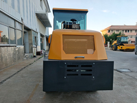 Compacteur à tambour unique XS600J de 6 tonnes de Chine, poids opérationnel de 6000 kg, fréquence de vibration de 50 Hz