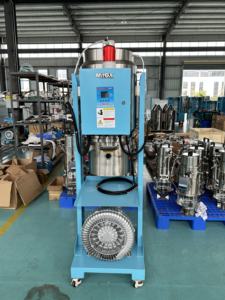 Alimentateur automatique à gravité pour granulés plastiques Mitex avec moteur 7,5 kW 380 V/50 Hz triphasé, capacité 1000 kg/h, réservoir 25 L - Product Image 3