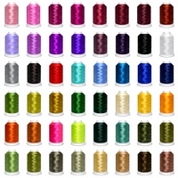 Fil de Soie Glacée Brillant Teint en Fil de Marque KINT, en Nylon, pour Pompons Tricotés à la Main, 500 Mètres, Cordon Style Tour, Pendentifs, Colliers