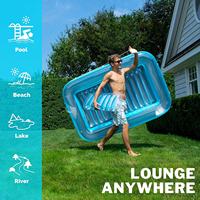Vente en gros d'usine : Bouées gonflables pour adultes, jouet de plage très populaire, flotteur gonflable en PVC écologique pour sports nautiques