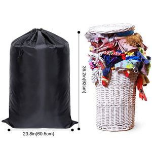 Sac à dos pliable imperméable très résistant, écologique, sans BPA, en polyester, très grande capacité, avec cordon de serrage, idéal pour le linge – Meilleures ventes - Product Image 3