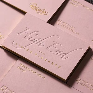 Cartes de visite et cartes de membre personnalisées en papier d'art premium avec logo en relief ou en creux pour les bureaux et les entreprises - Product Image 1