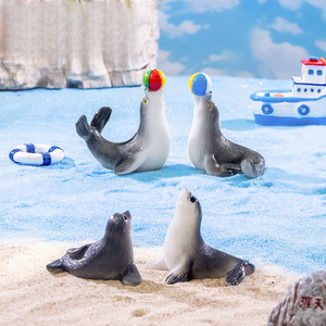 Figuras de Animales Marinos en Miniatura Weij, Decoraciones y Accesorios para Paisajismo Marino y de <span class=keywords><strong>Playa</strong></span>, para Entusiastas del Escritorio - Product Image 1