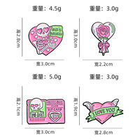 Ensemble de badges en émail souple personnalisés avec oreilles de chat mignonnes, badges pour console de jeu, clavier et casque