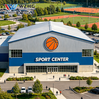 Estructura de Acero Resistente para Canchas Deportivas Industriales Interiores, Fabricante de Gimnasios de Baloncesto con Estructura de Acero, Personalizado
