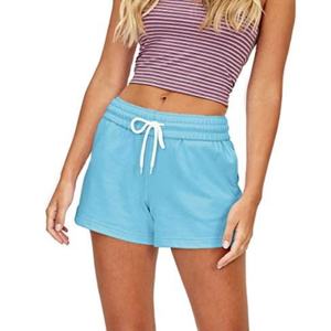 Pantalones Cortos Deportivos de Algodón 100% para Mujer, Pantalones Cortos Deportivos con Cintura Elástica Ancha - Product Image 2