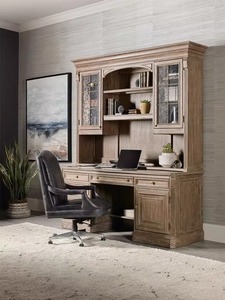 Librería de madera maciza RH American Country, combinación de escritorio retro francés, estantería de almacenamiento multicapa abierta sin puerta de roble - Product Image 3
