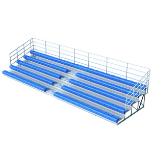 Tribune fixe en métal Yourease Sports, gradins extérieurs toutes saisons pour terrains de football, sièges de banc de stade pour sites sportifs - Product Image 1