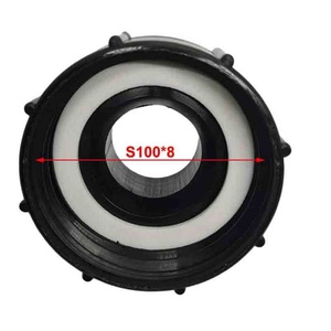 อะแดปเตอร์ถัง IBC รุ่น S100 X 8 สำหรับก๊อกน้ำขนาด 1/2, 3/4 นิ้ว สำหรับอะแดปเตอร์ทางออกทองเหลือง วาล์วน้ำฝนทองเหลือง ข้อต่อน้ำฝนทองเหลือง - Product Image 3
