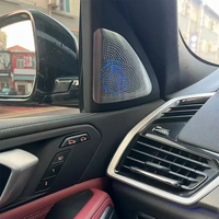 2019-2025 G06 Kit de modification et amélioration intérieure pour BMW X6 : Plaque de recouvrement lumineuse pour colonne A et commande centrale de porte