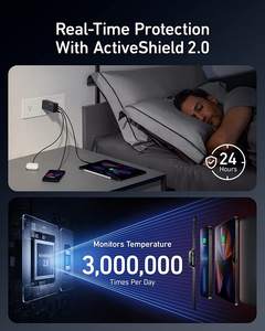 <span class=keywords><strong>Anker</strong></span> 737 GaNPrime <span class=keywords><strong>120W</strong></span> USB C Cargador PPS Cargador de pared plegable compacto rápido de 3 puertos para MacBook - Product Image 4