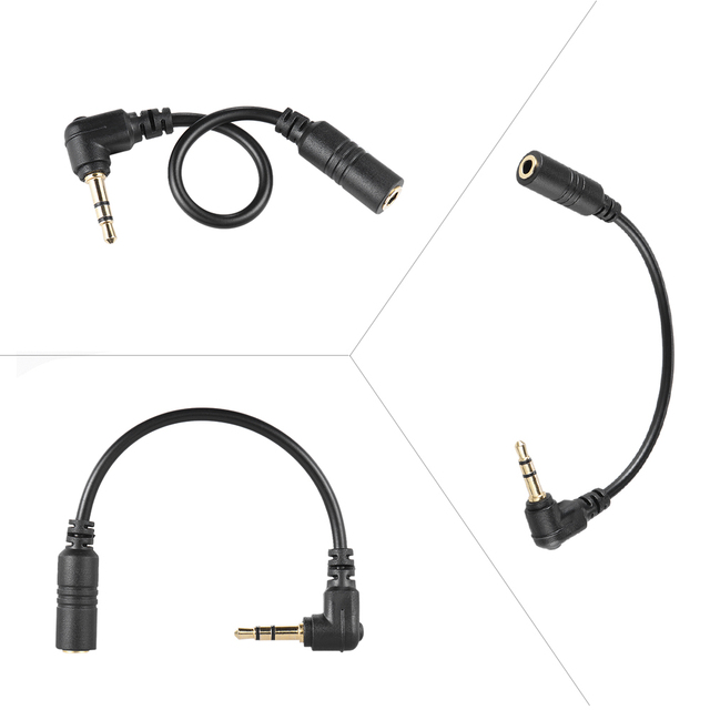 3-Pole TRS Female 4-Pole TRRS Male 3.5mm Audio Adapter Cable, Metal Wired Stereo Microphone Converter Cord for Smartphone Use