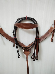Personalizado Western Horse Headstall Pecho Collar Último diseño Cuero Caballo Gear por Fabricante - Product Image 2