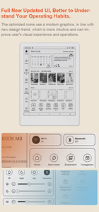 Liseur de livres électroniques Meebook M8 avec écran E-Ink de 7,8 pouces, 4 Go de RAM, 64 Go de ROM, Android 14, noir et blanc, double couleur, WiFi 6, liseur électronique intelligent pour l'étude - Product Image 4