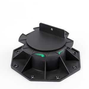 Support de sol réglable en <span class=keywords><strong>plastique</strong></span> avec vis de réglage pour dalles, granit, bois, terrasses et sols en bois. - Product Image 1