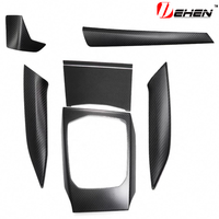 7/8 pièces RHD uniquement pour BMW M4 G82 M3 G80 G42, panneau de sortie d'air de la console centrale, fibre de carbone sèche, G22 G20 G26, intérieur