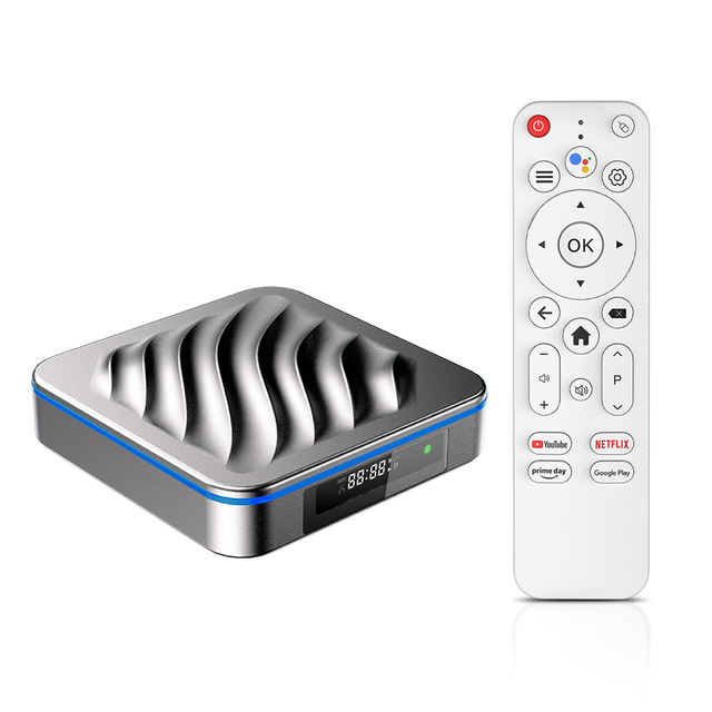 Tripsky Android 14 TV Box RK3518 8K UHD Dual Band WiFi BT 5.0 Smart Set Top Box Voice Remote Multi-Language TV Box