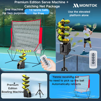 Machine de padel intelligente américaine à service automatique pour entraînement individuel, lanceur de balles télécommandé par application pour le tennis et le pickleball avec filet